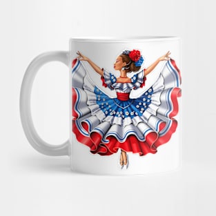 Puerto Rico Traditional Dancer Mug